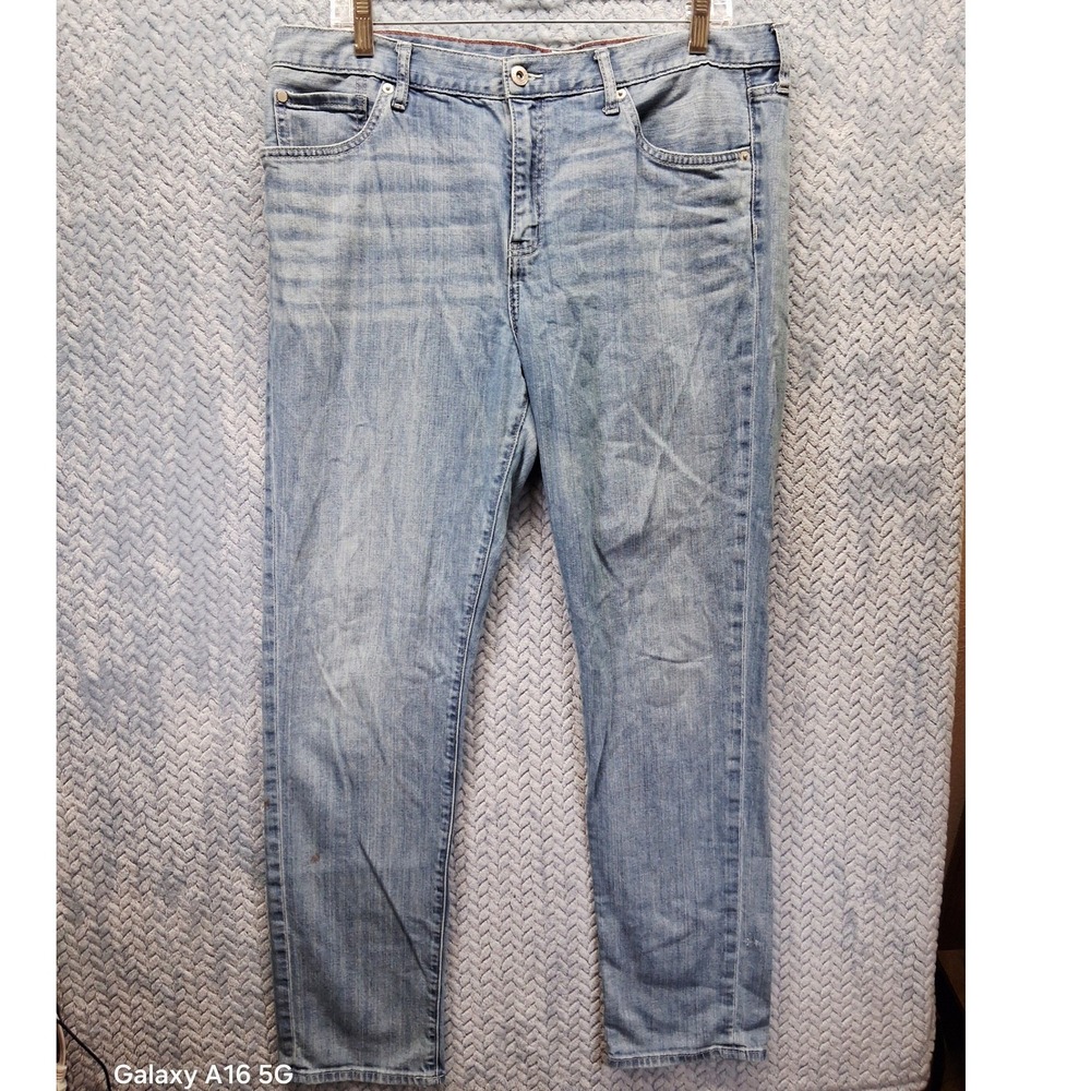 Eddie Bauer Womens 12 Light Wash Straight Leg Jeans Lightweight‎ Spr/Sum 21